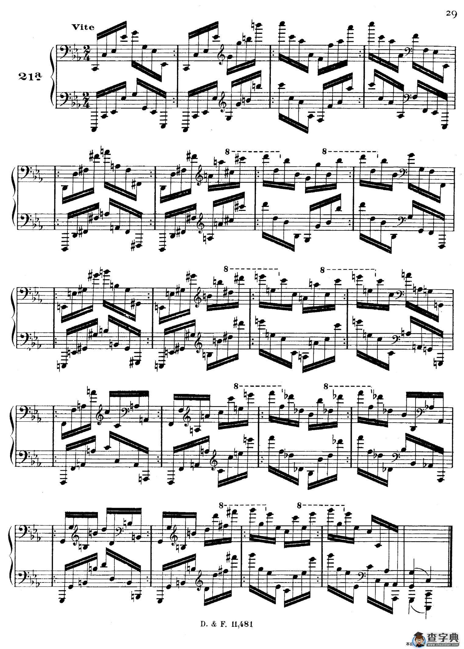 51 Exercises, WoO 6（51首钢琴练习 19—25）