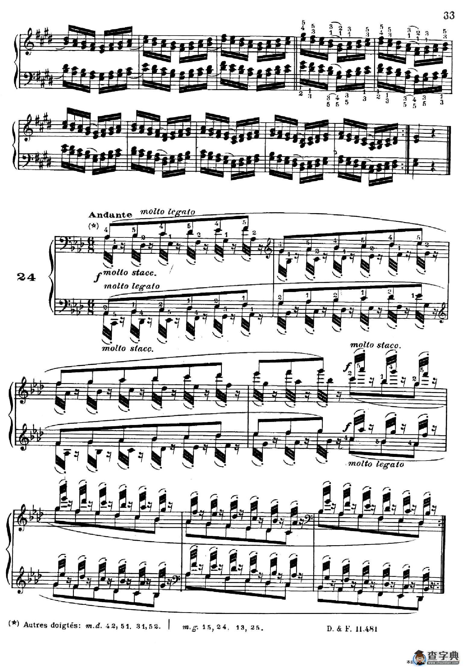 51 Exercises, WoO 6（51首钢琴练习 19—25）