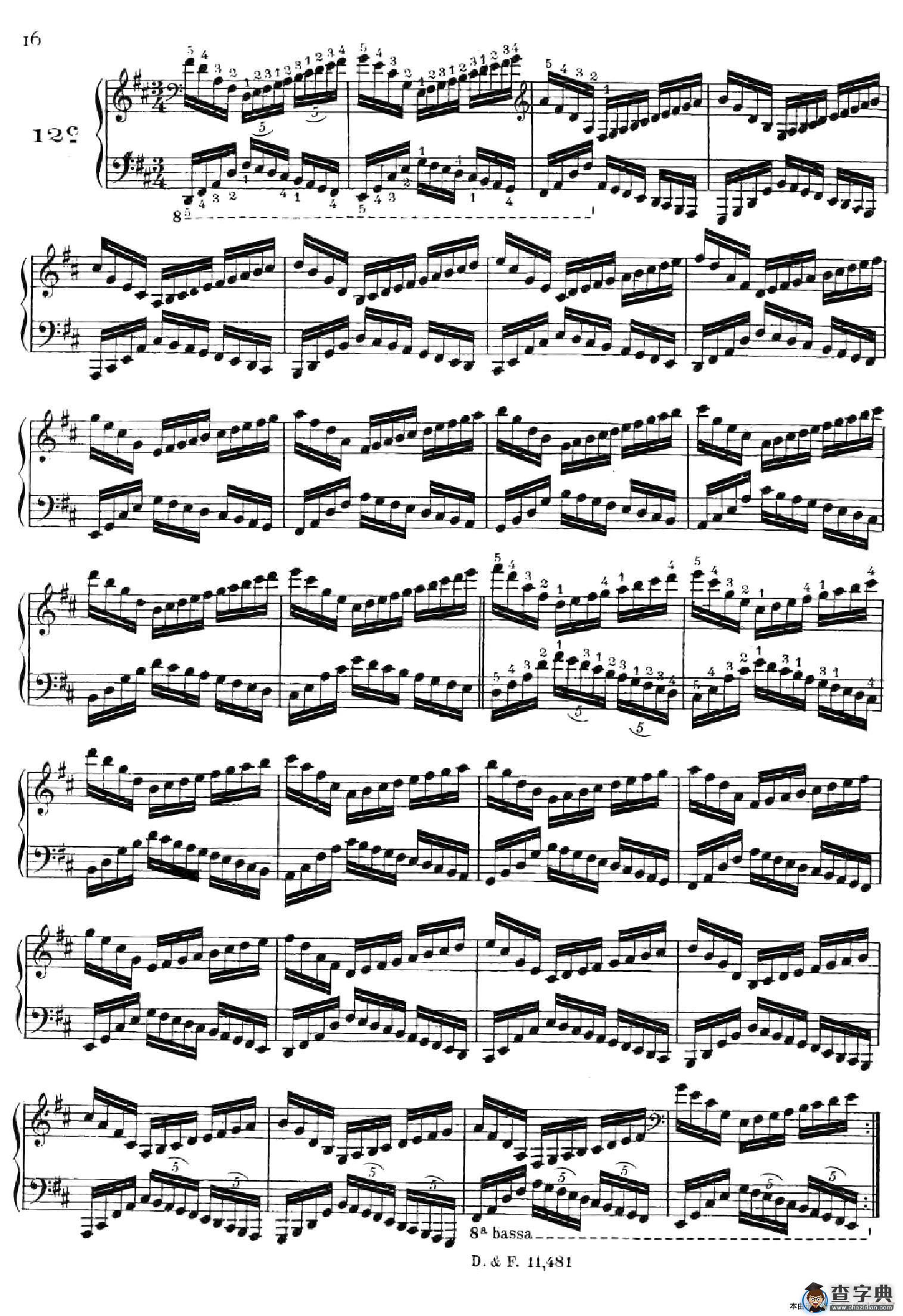 51 Exercises, WoO 6（51首钢琴练习 8—12）