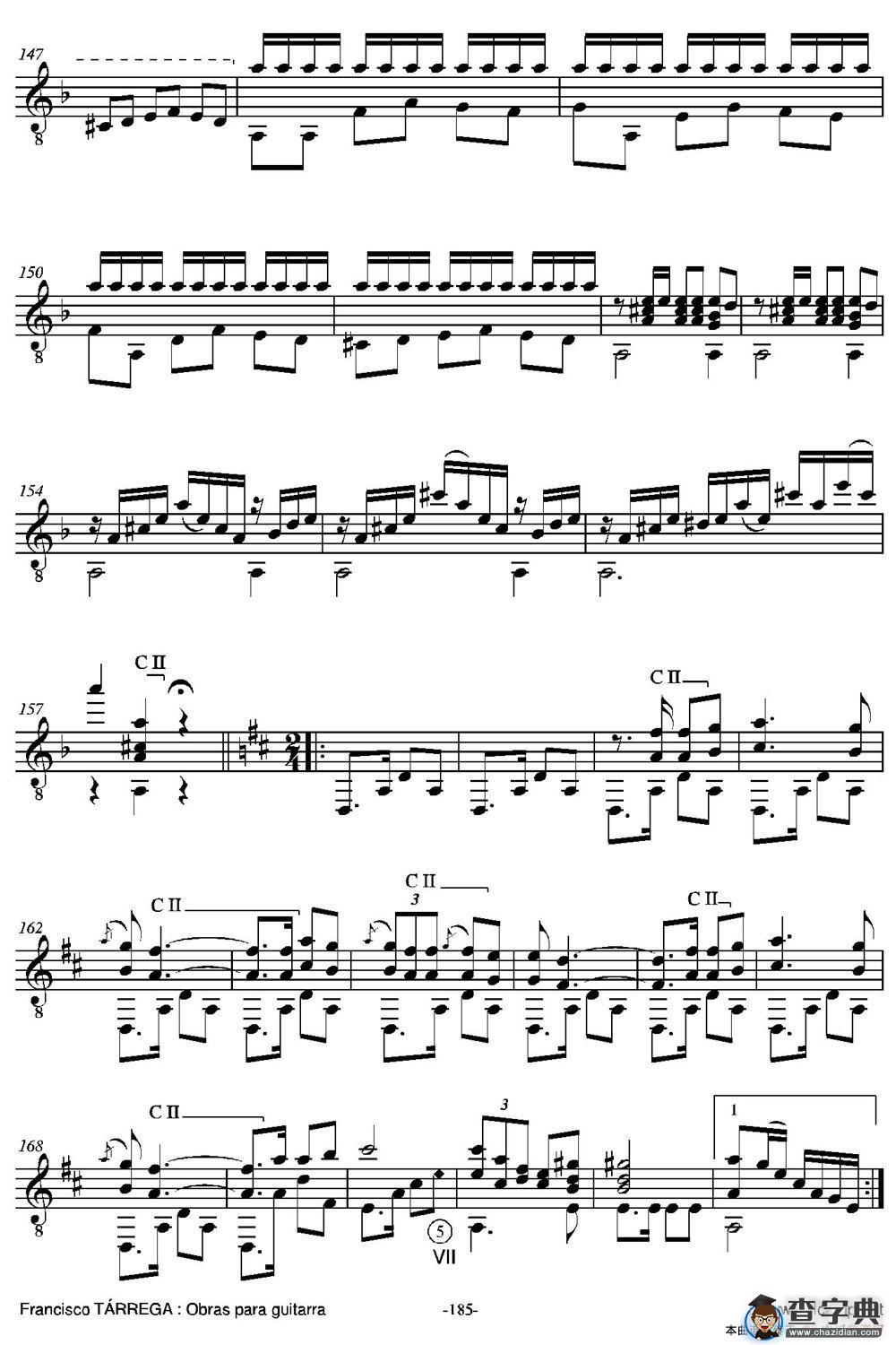 FANTASIA(Sobre motivos de la Zarzuela Marina de Juan Emilio Arrieta)（古典吉他）