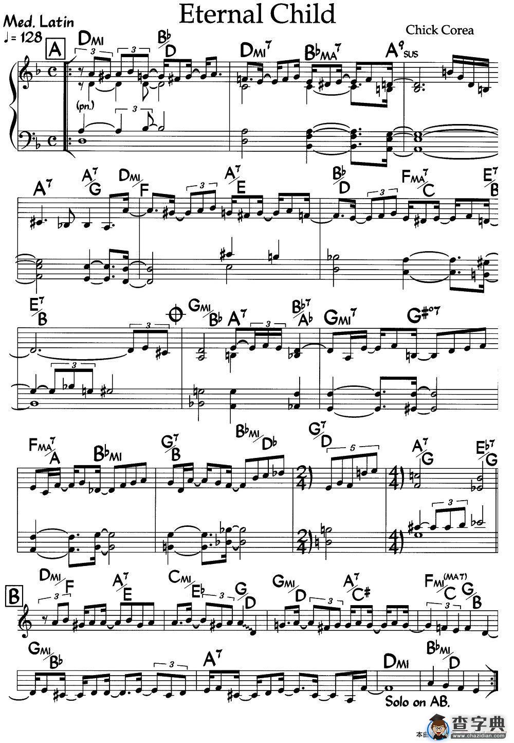 Eternal Child（爵士钢琴曲）
