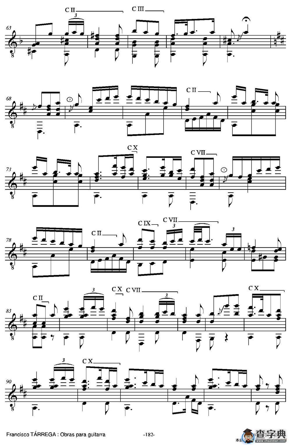 FANTASIA(Sobre motivos de la Zarzuela Marina de Juan Emilio Arrieta)（古典吉他）