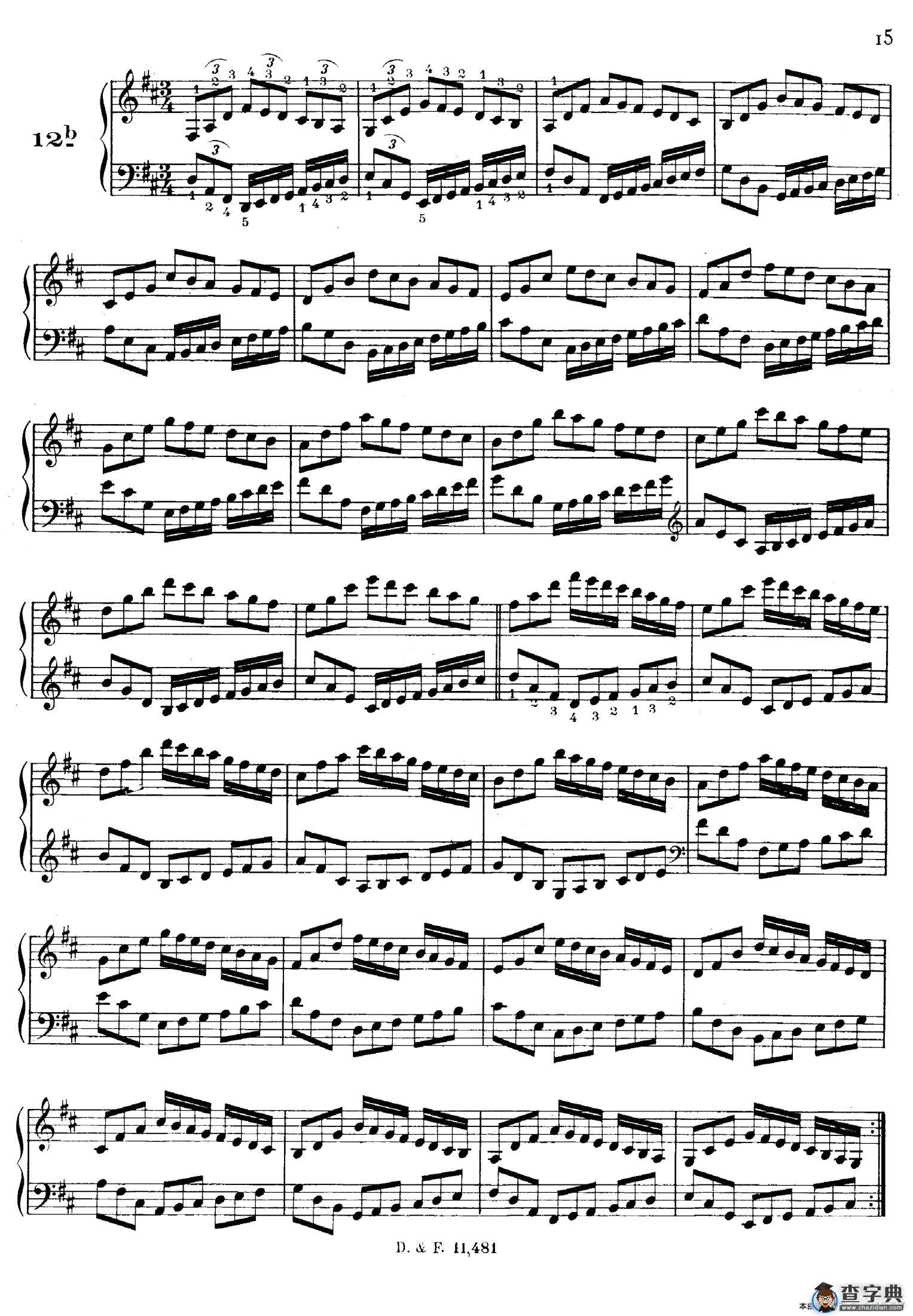 51 Exercises, WoO 6（51首钢琴练习 8—12）