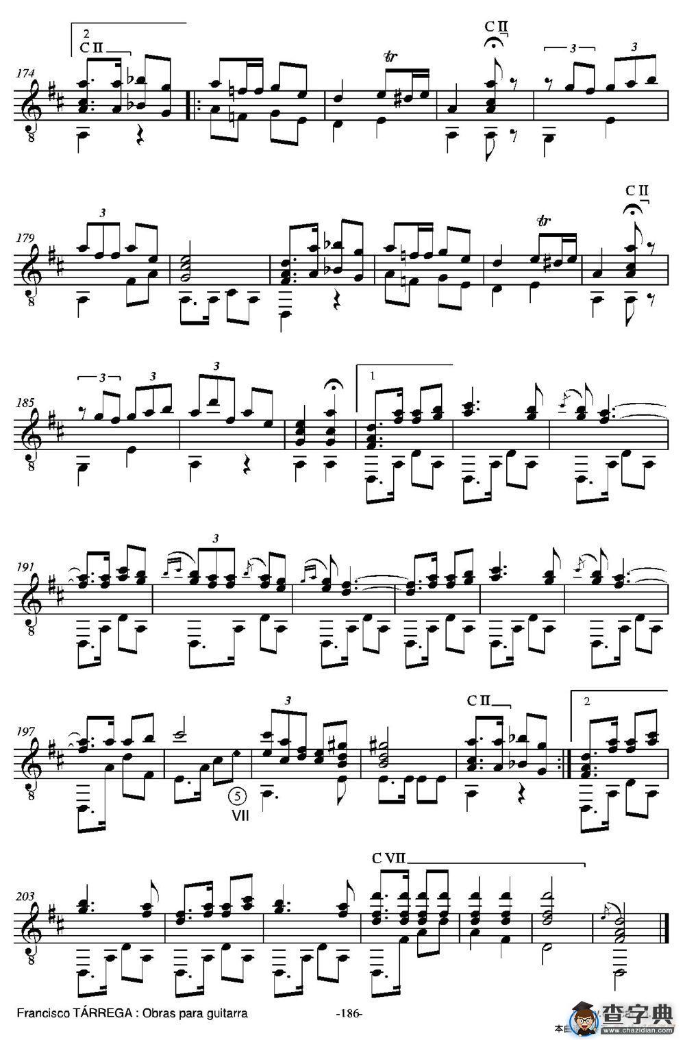 FANTASIA(Sobre motivos de la Zarzuela Marina de Juan Emilio Arrieta)（古典吉他）