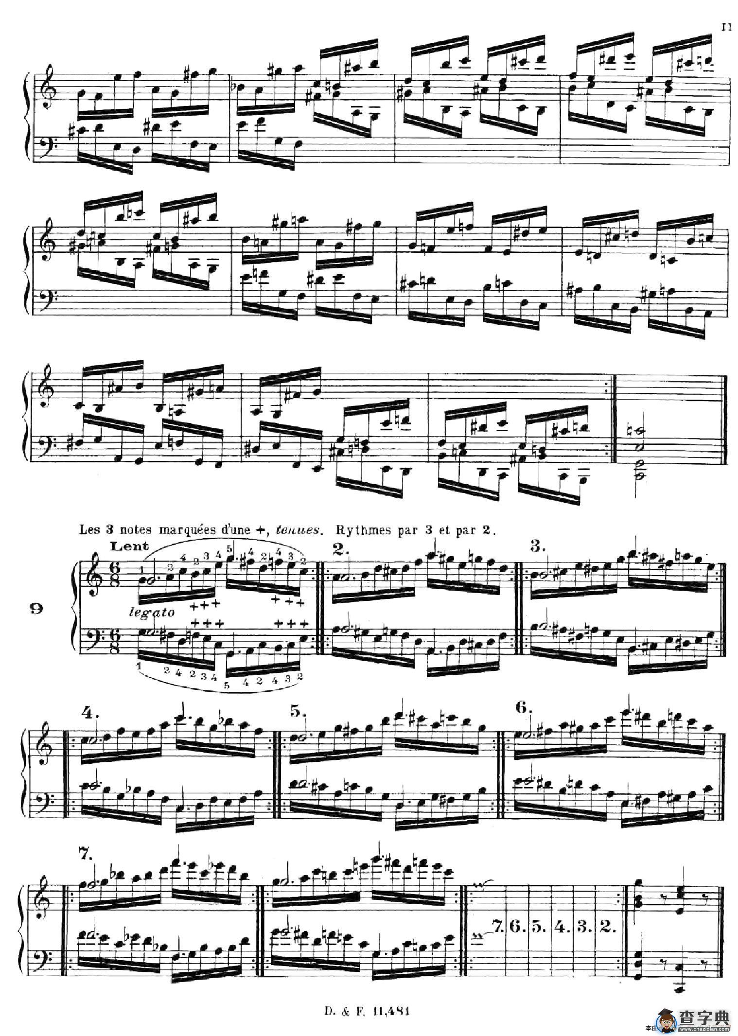 51 Exercises, WoO 6（51首钢琴练习 8—12）