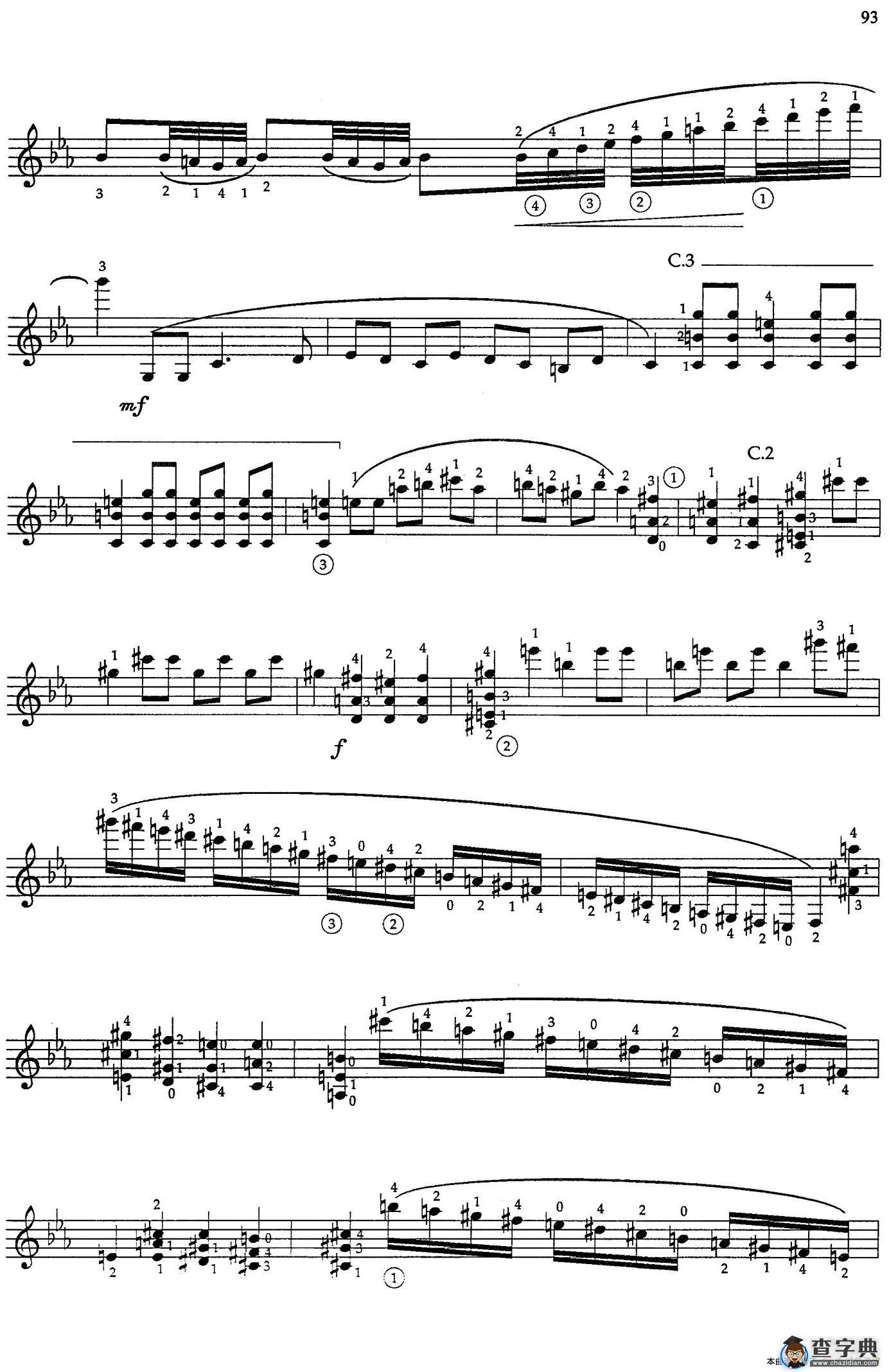 Joaquin Rodrigo Music for Guitar（罗德里戈吉他音乐P90-94（古典吉他）