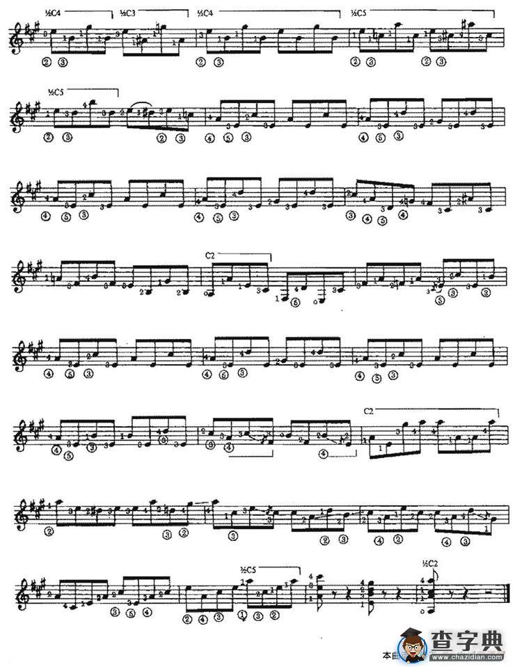 Estudio（for Op.38no.22）（古典吉他）