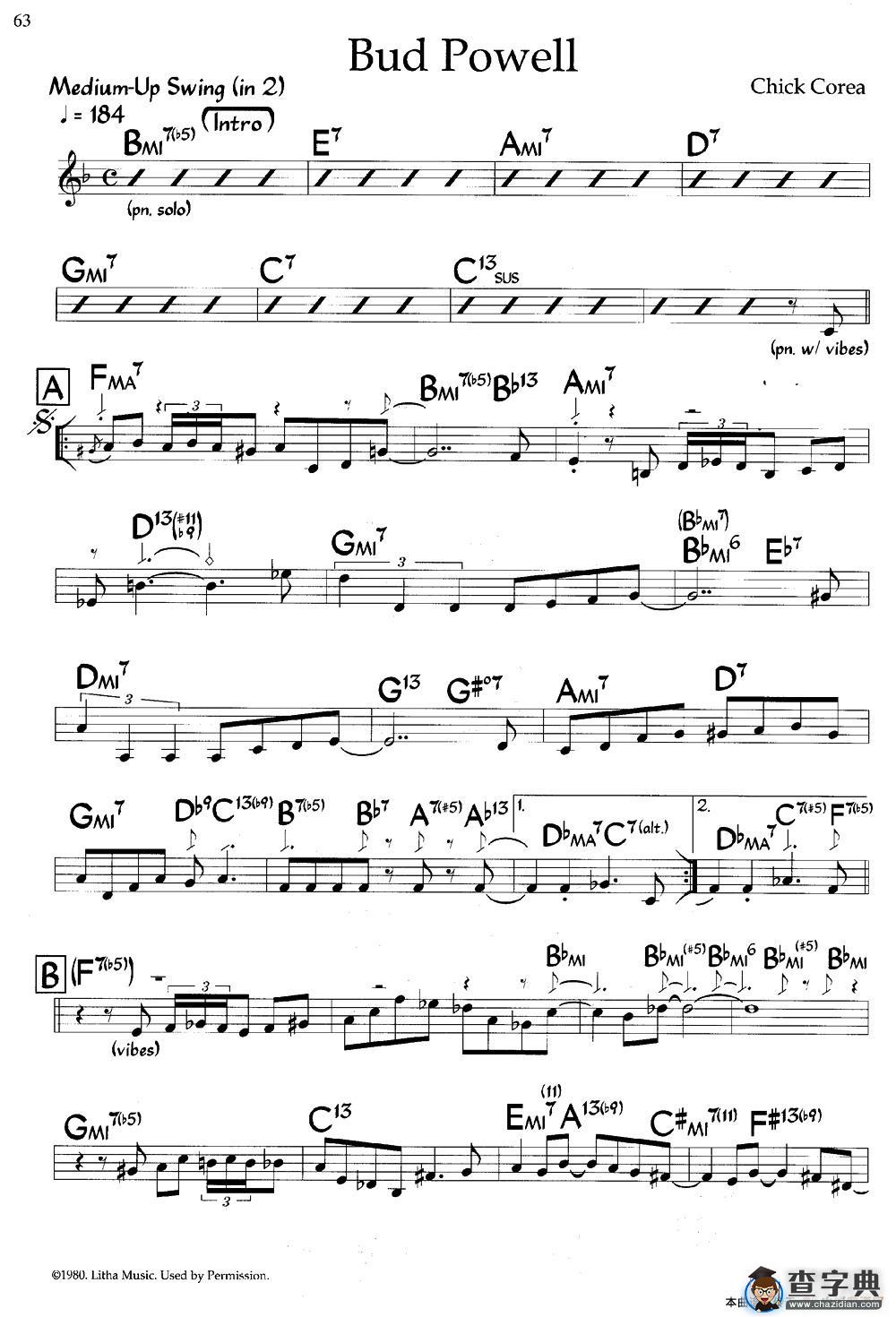 Bud Powell（爵士钢琴曲）