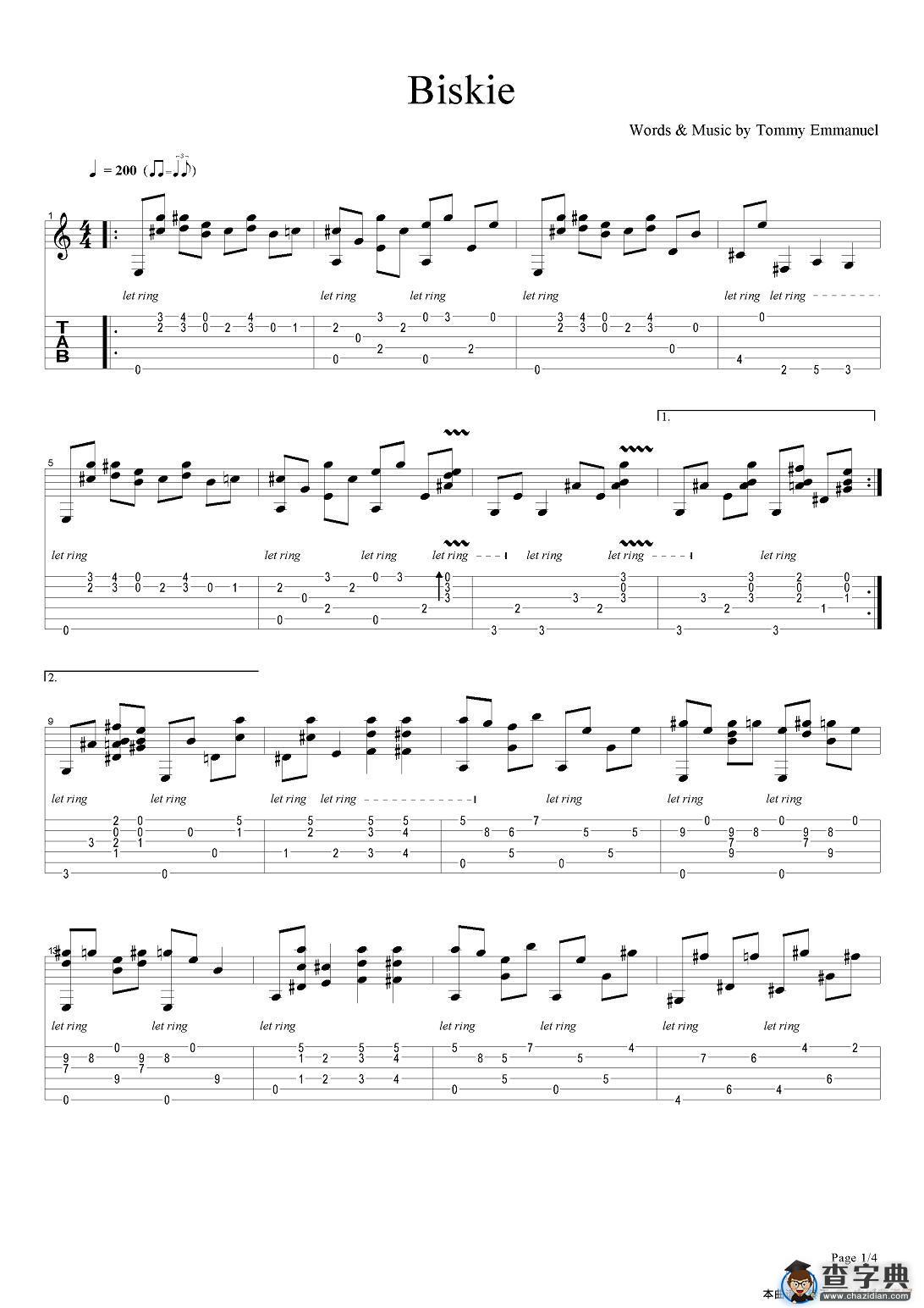 tommy emmanuel：biskie-2