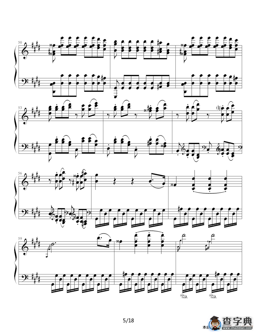 月光奏鸣曲（贝多芬《月光》第三乐章）