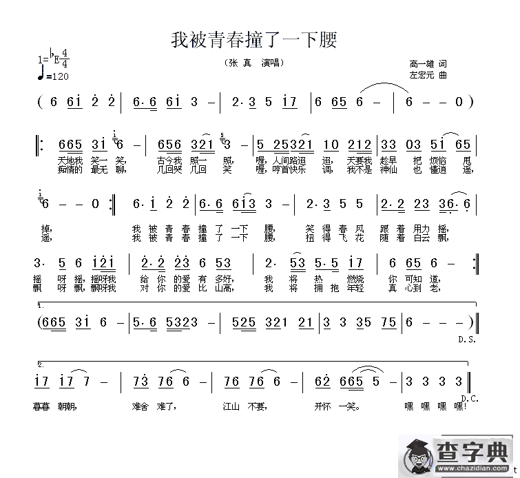 我被青春撞了一下腰