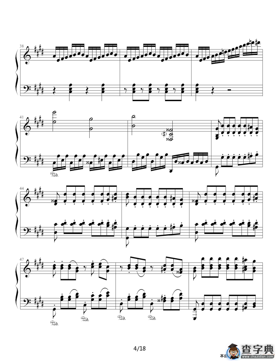 月光奏鸣曲（贝多芬《月光》第三乐章）