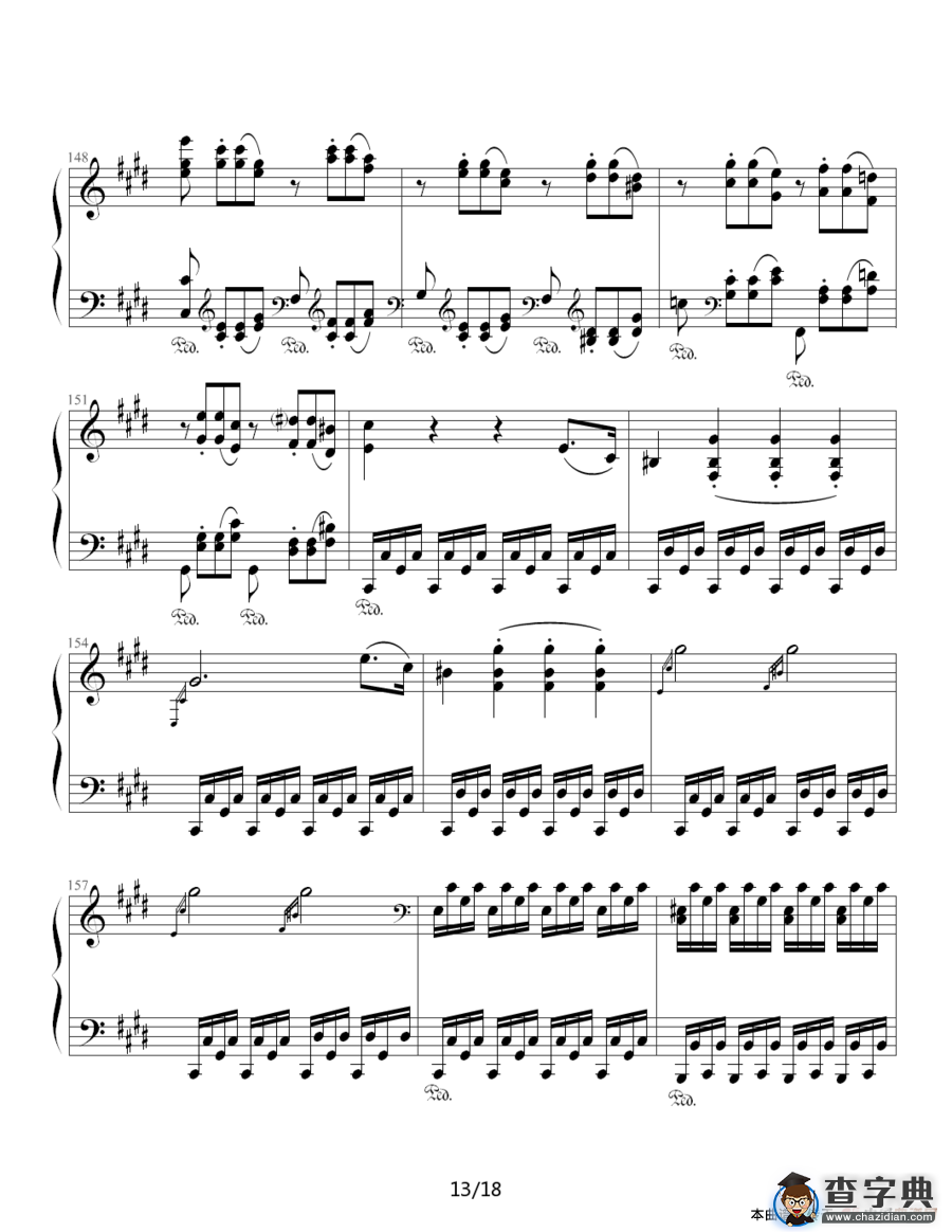 月光奏鸣曲（贝多芬《月光》第三乐章）