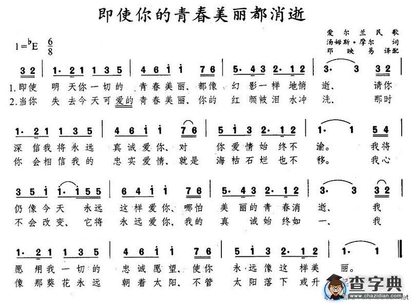 即使你的青春美丽都消失[爱尔兰]