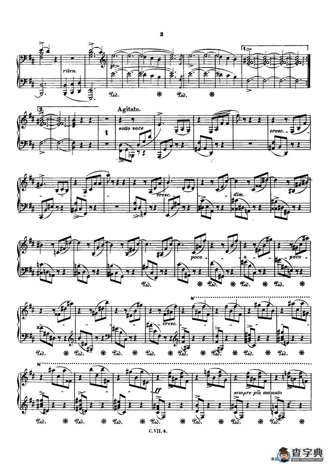 肖邦 钢琴谐谑曲 Chopin Scherzo（No.1 b小调，Op.20）