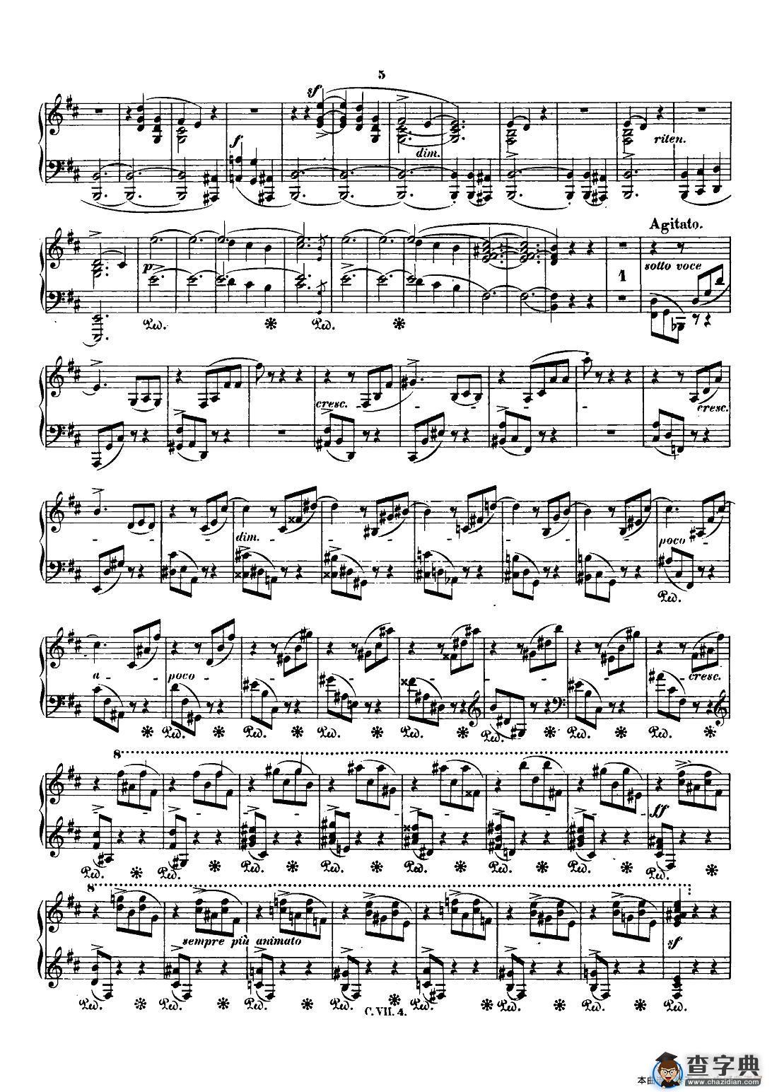 肖邦 钢琴谐谑曲 Chopin Scherzo（No.1 b小调，Op.20）