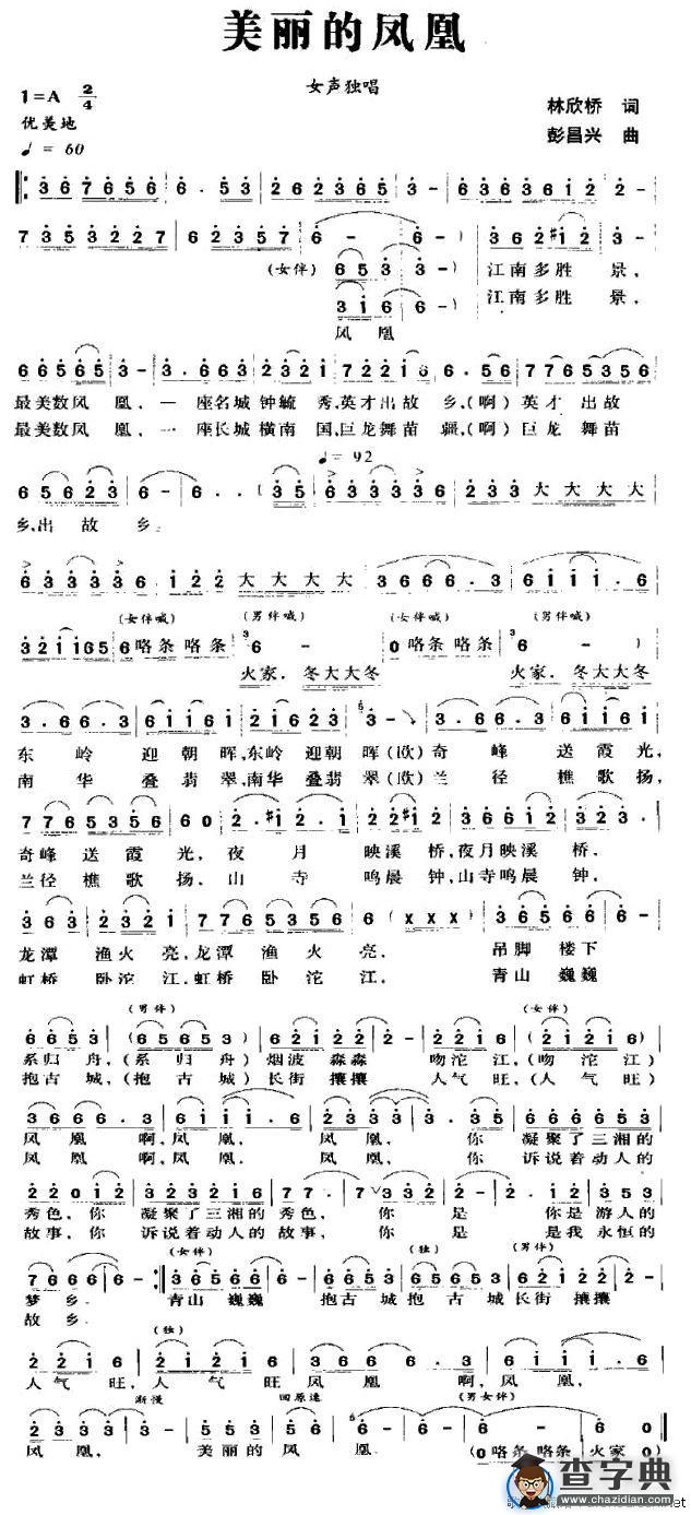 美丽的凤凰
