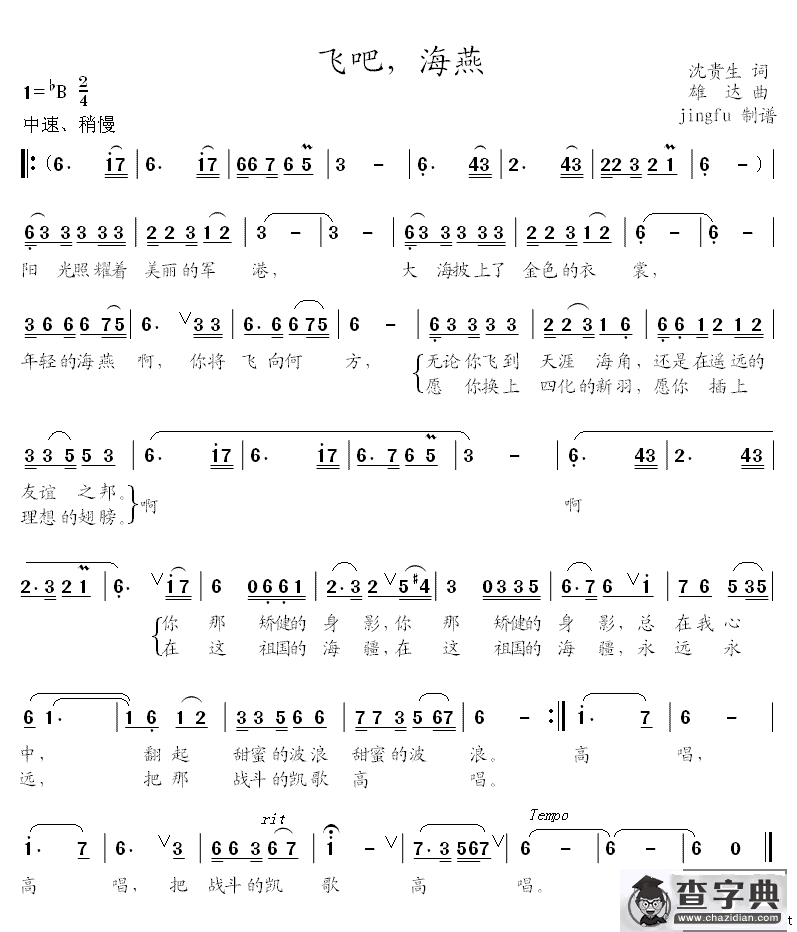 飞吧，海燕