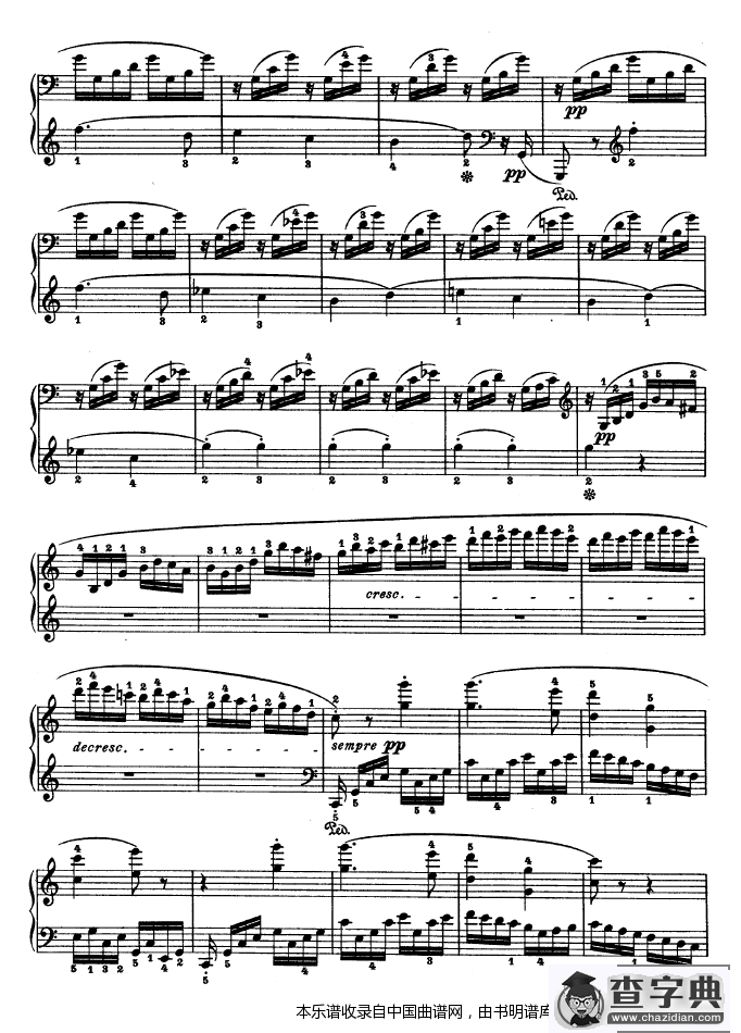 第二十一钢琴奏鸣曲（Op.53）钢琴谱