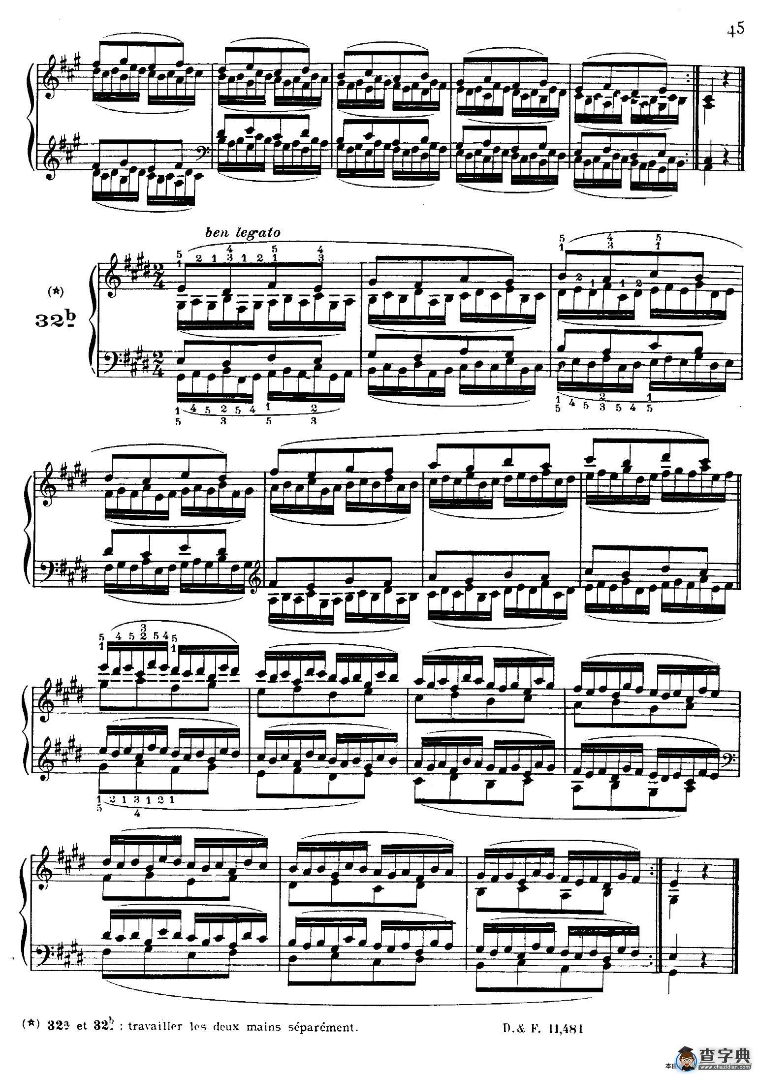 51 Exercises, WoO 6（51首钢琴练习 31—37）钢琴谱