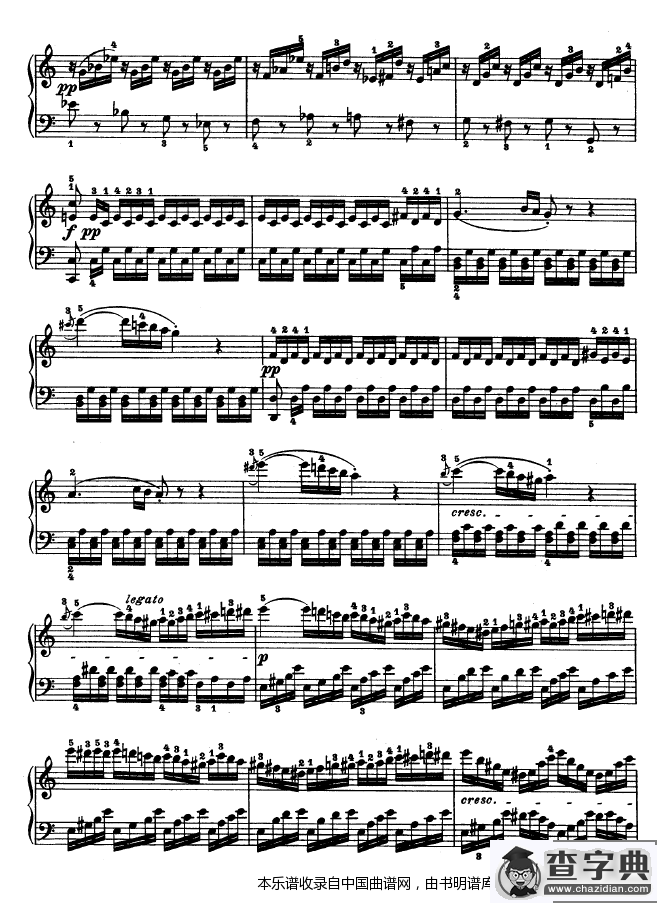 第二十一钢琴奏鸣曲（Op.53）钢琴谱