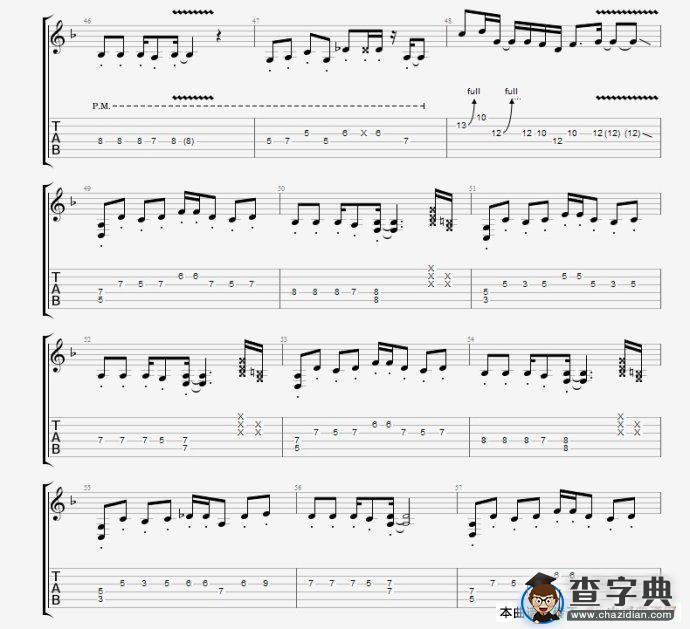 CNBLUE 《孤独啊》吉他谱一吉他谱