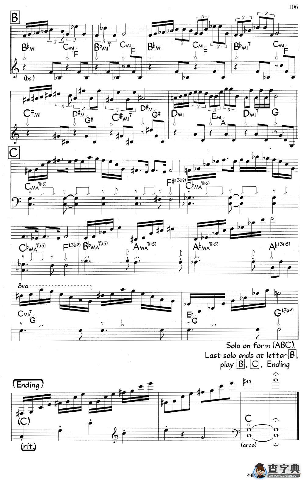 Divertimento（爵士钢琴曲）钢琴谱