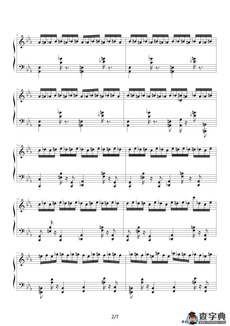 Enduring Movement（海上钢琴师）钢琴谱