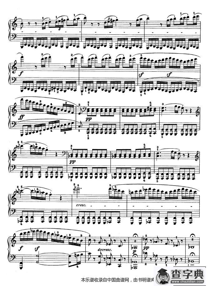 第二十一钢琴奏鸣曲（Op.53）钢琴谱