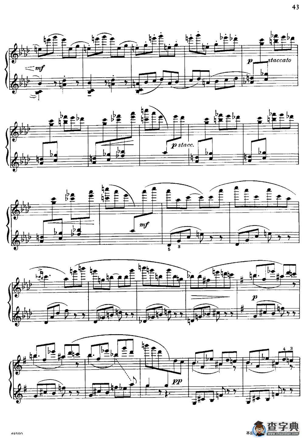 塞缪尔·巴伯 - 降e小调钢琴奏鸣曲 op.26 v.2钢琴谱