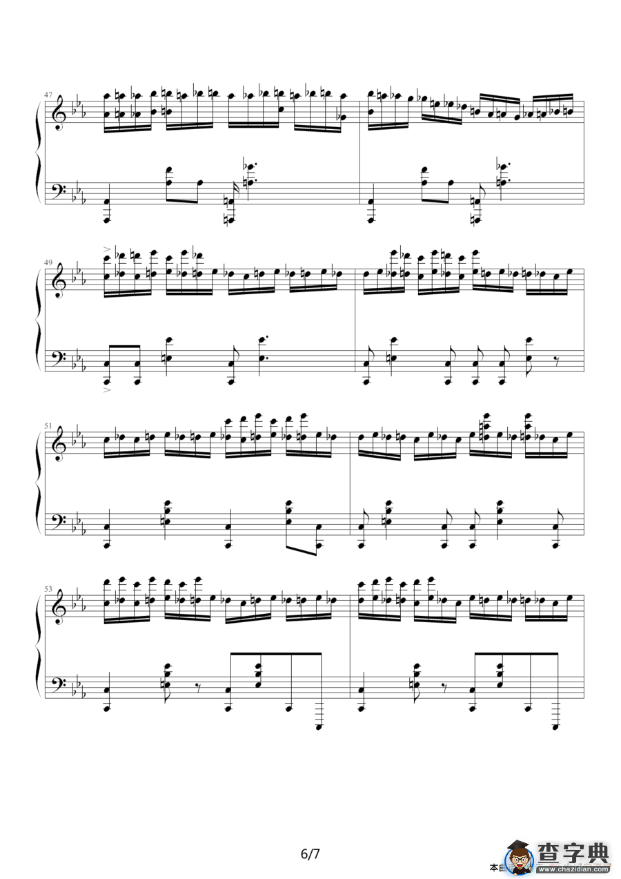 Enduring Movement（海上钢琴师）钢琴谱