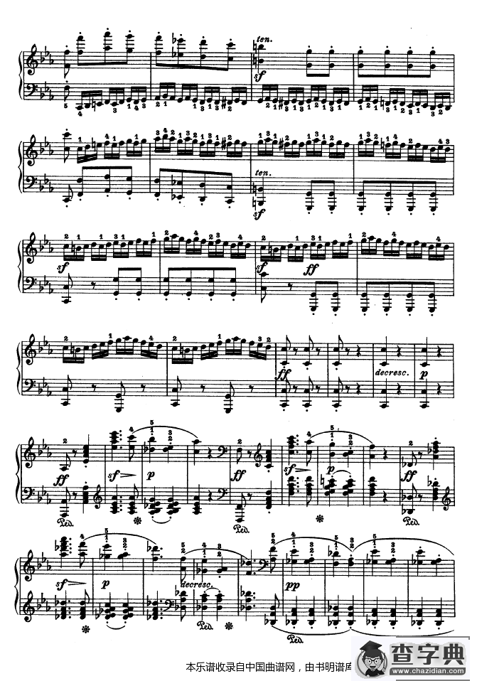 第二十一钢琴奏鸣曲（Op.53）钢琴谱