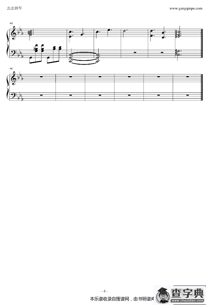 黑执事插曲钢琴谱