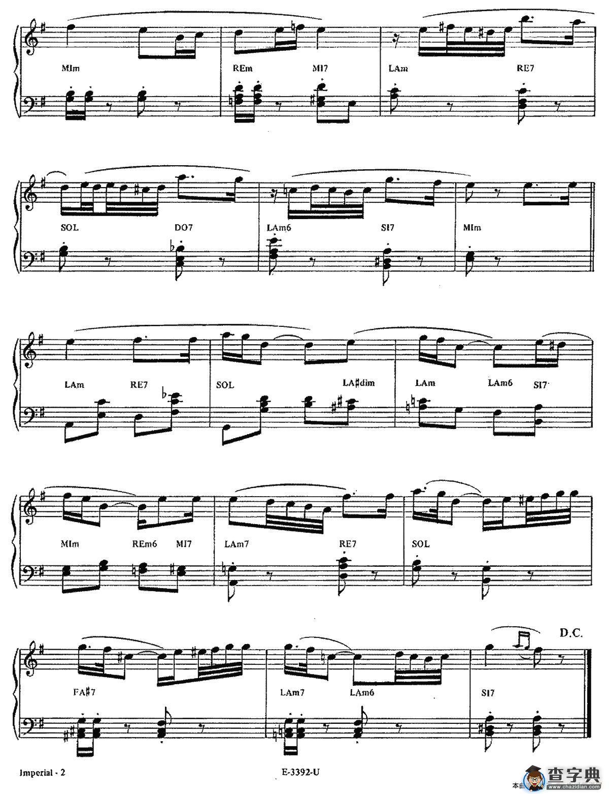 Piazzolla合集：4、Imperial手风琴谱/简谱