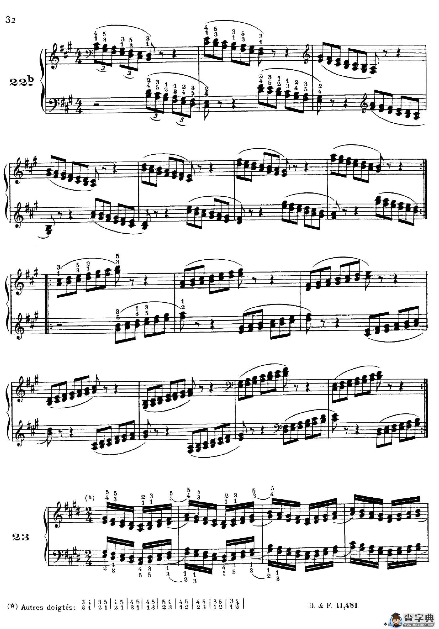 51 Exercises, WoO 6（51首钢琴练习 19—25）钢琴谱