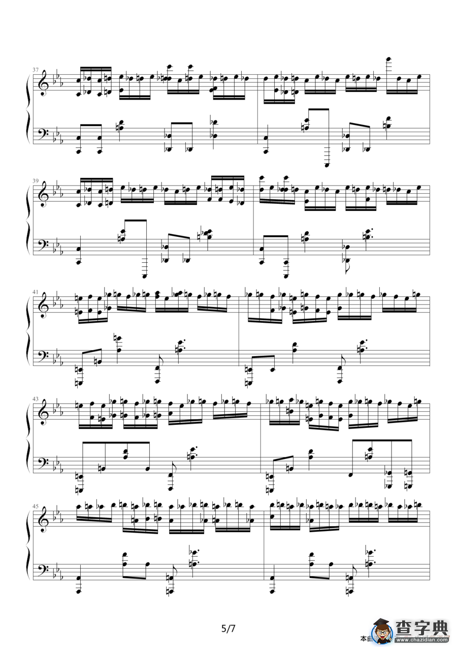 Enduring Movement（海上钢琴师）钢琴谱