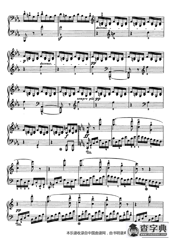 第二十一钢琴奏鸣曲（Op.53）钢琴谱