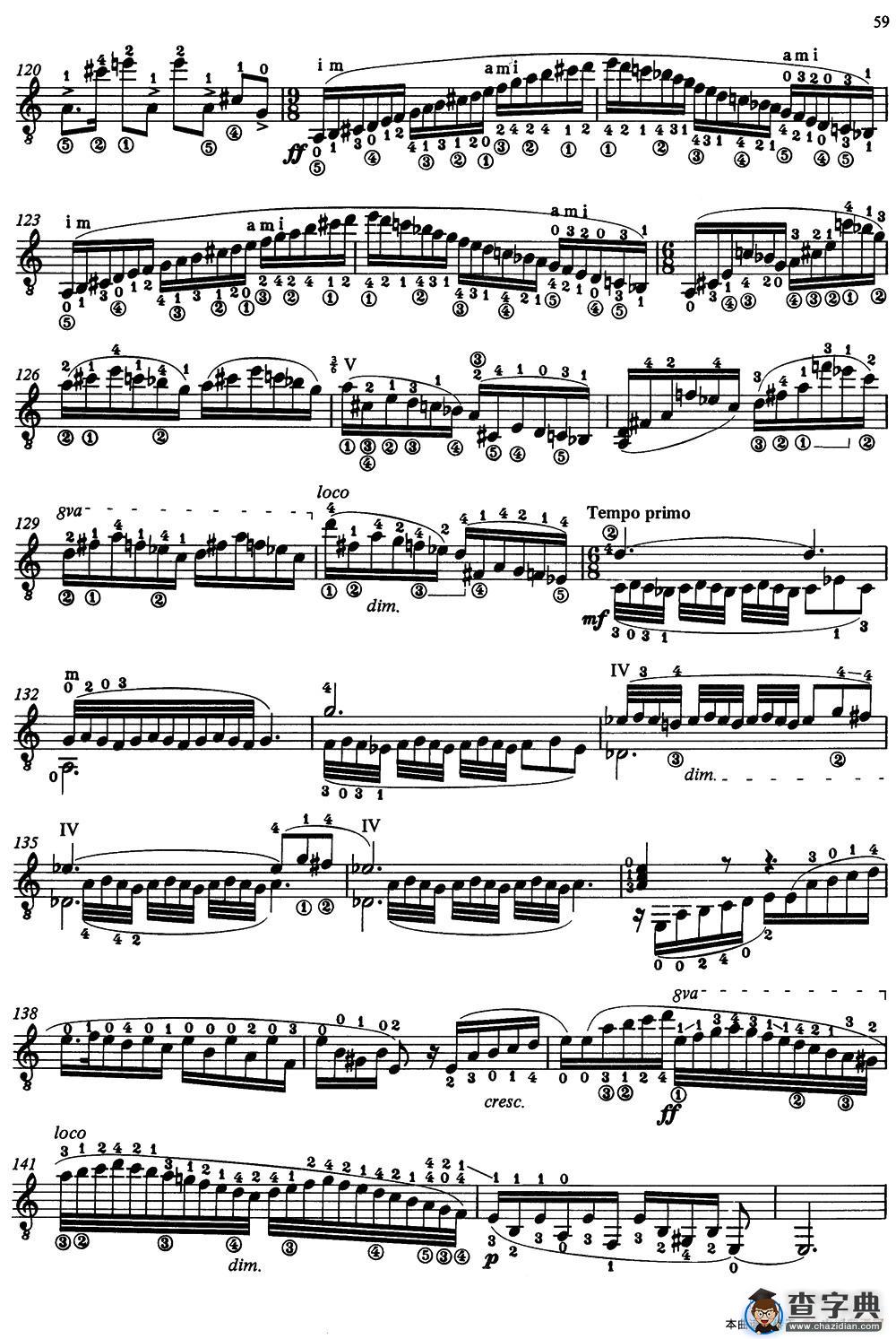 Joaquin Rodrigo Music for Guitar（罗德里戈吉他音乐P54-60）（古典吉他）吉他谱