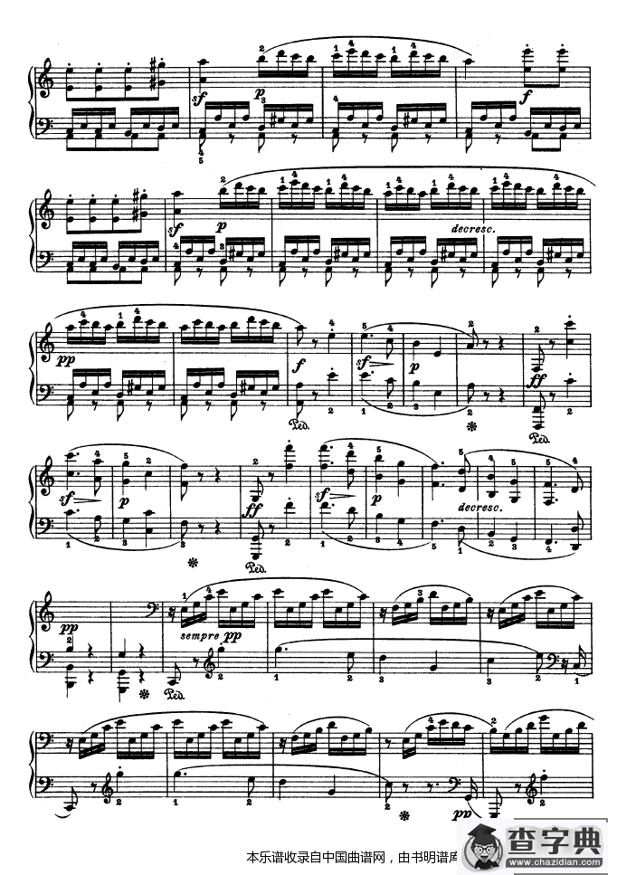 第二十一钢琴奏鸣曲（Op.53）钢琴谱