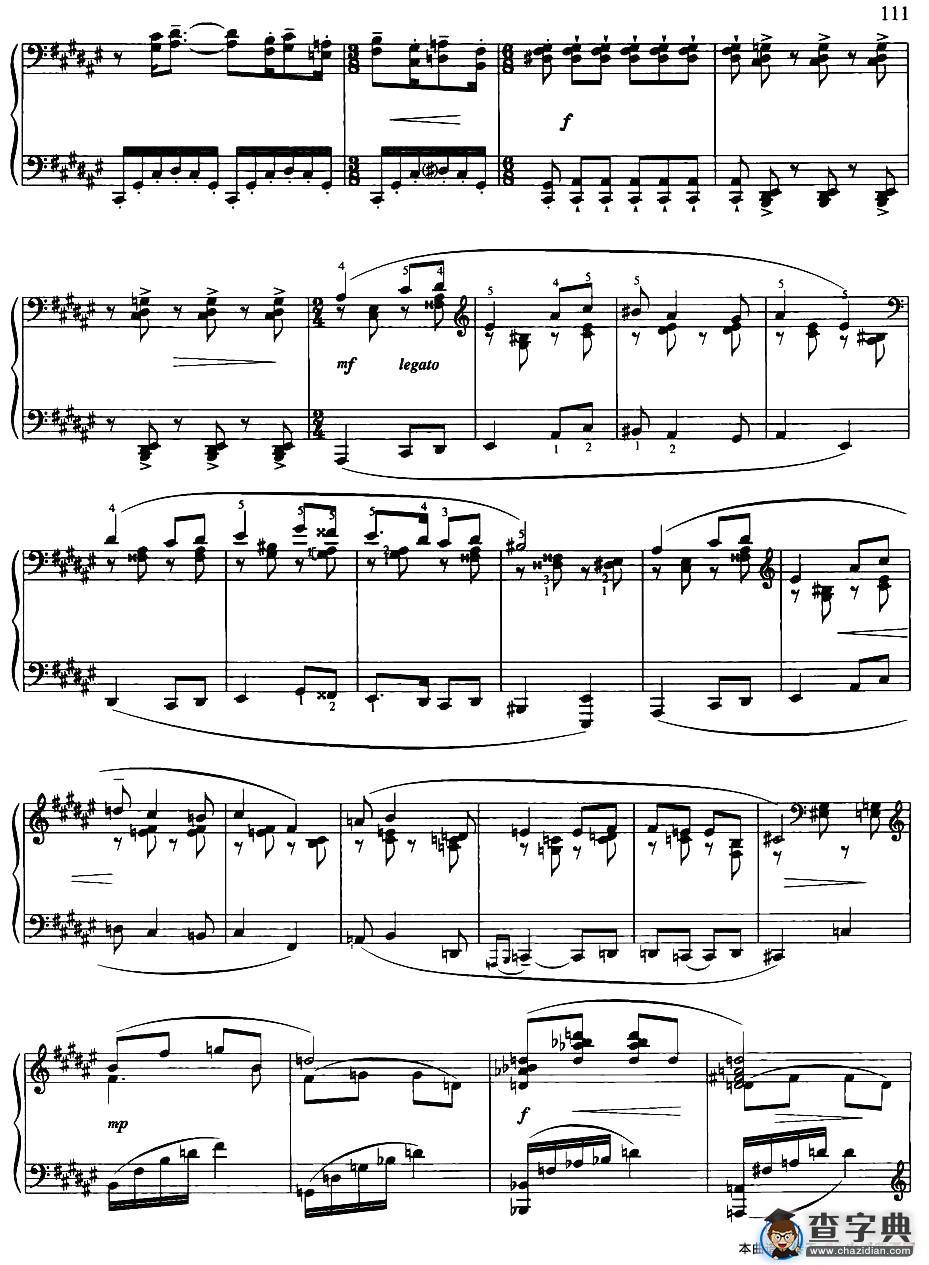 奏鸣曲（3）（储望华作曲版）钢琴谱