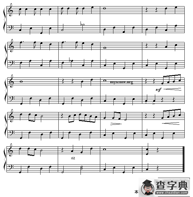 卡布尔·菲舍尔钢琴谱