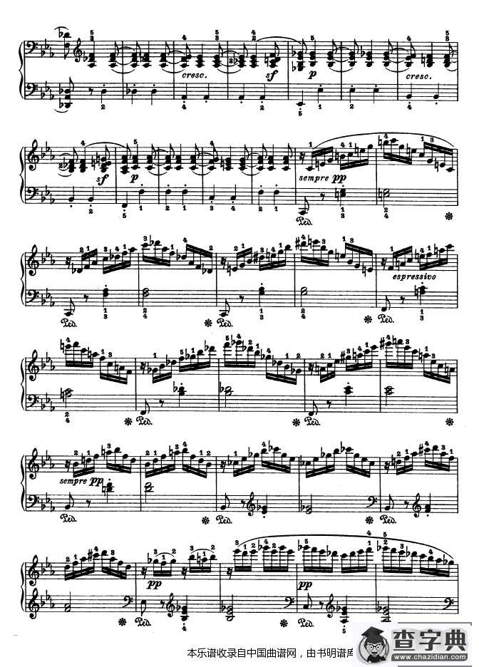 第二十一钢琴奏鸣曲（Op.53）钢琴谱