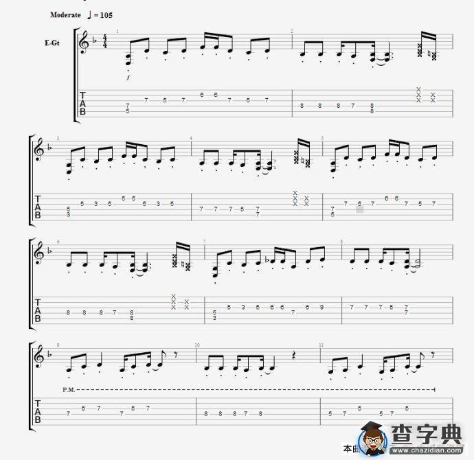 CNBLUE 《孤独啊》吉他谱一吉他谱