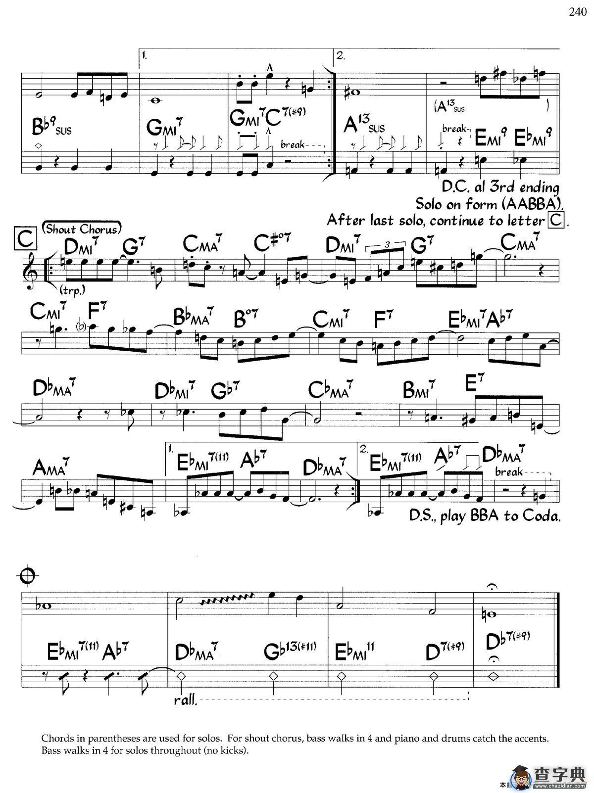 Metamorphosis（爵士钢琴曲）钢琴谱
