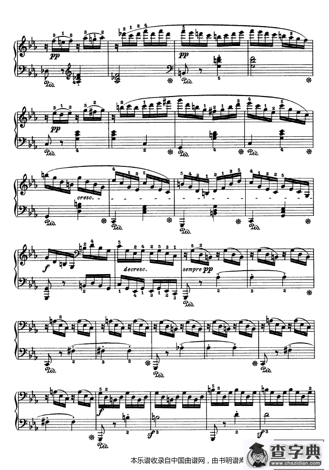 第二十一钢琴奏鸣曲（Op.53）钢琴谱