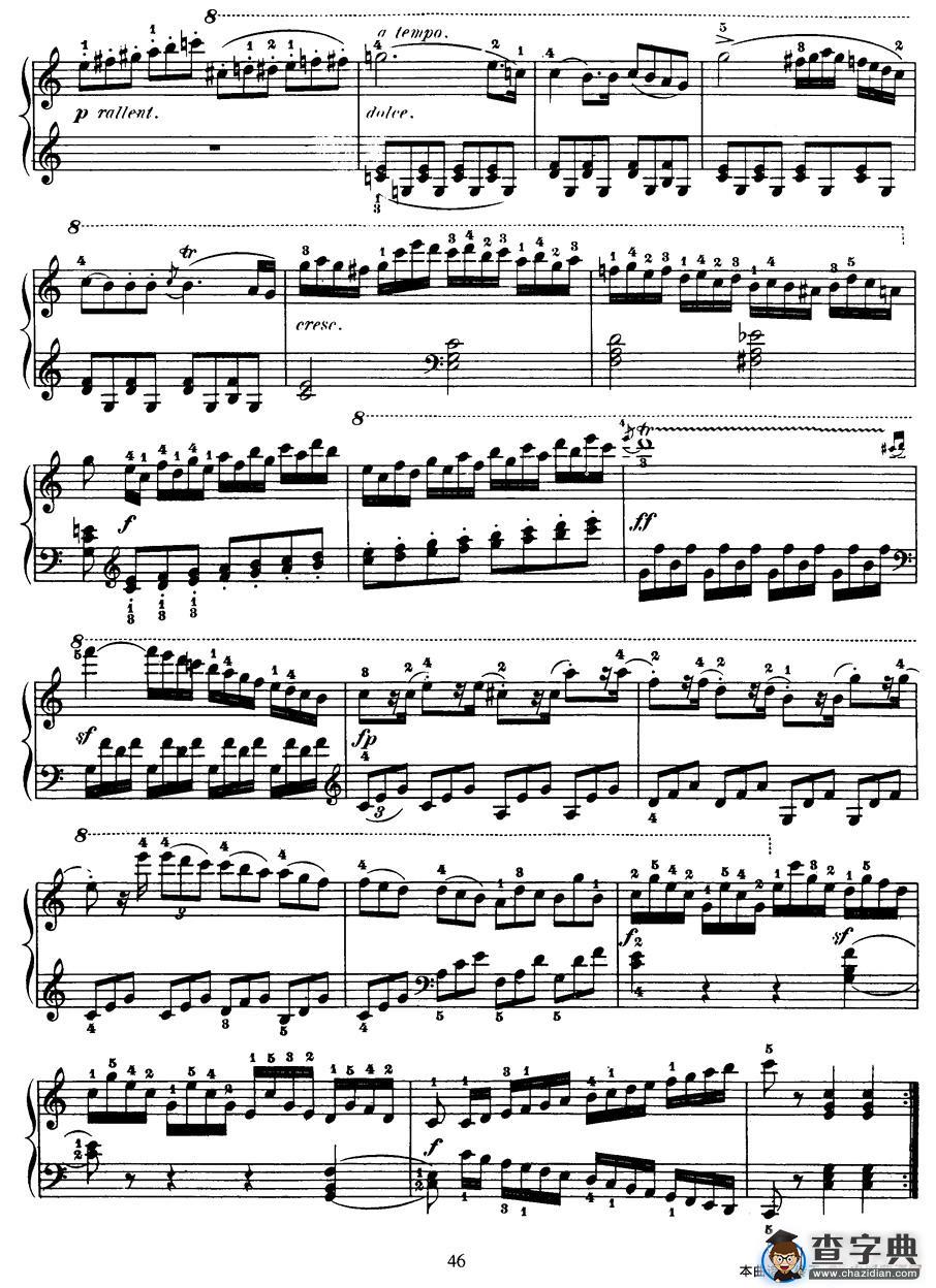 Czerny - 100 Progressive Studies Op.139（69—77）钢琴谱