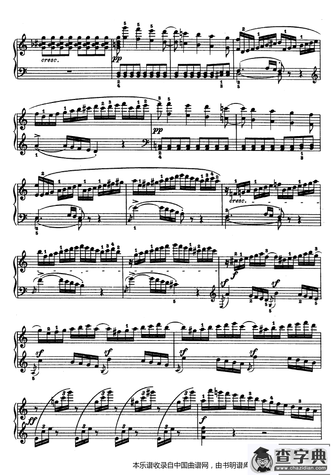 第二十一钢琴奏鸣曲（Op.53）钢琴谱