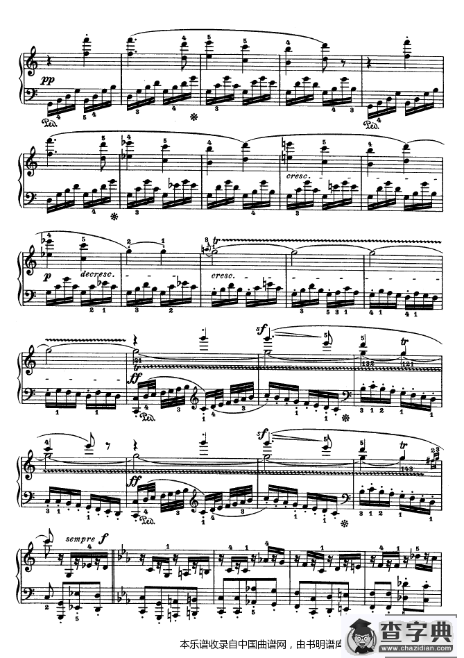 第二十一钢琴奏鸣曲（Op.53）钢琴谱