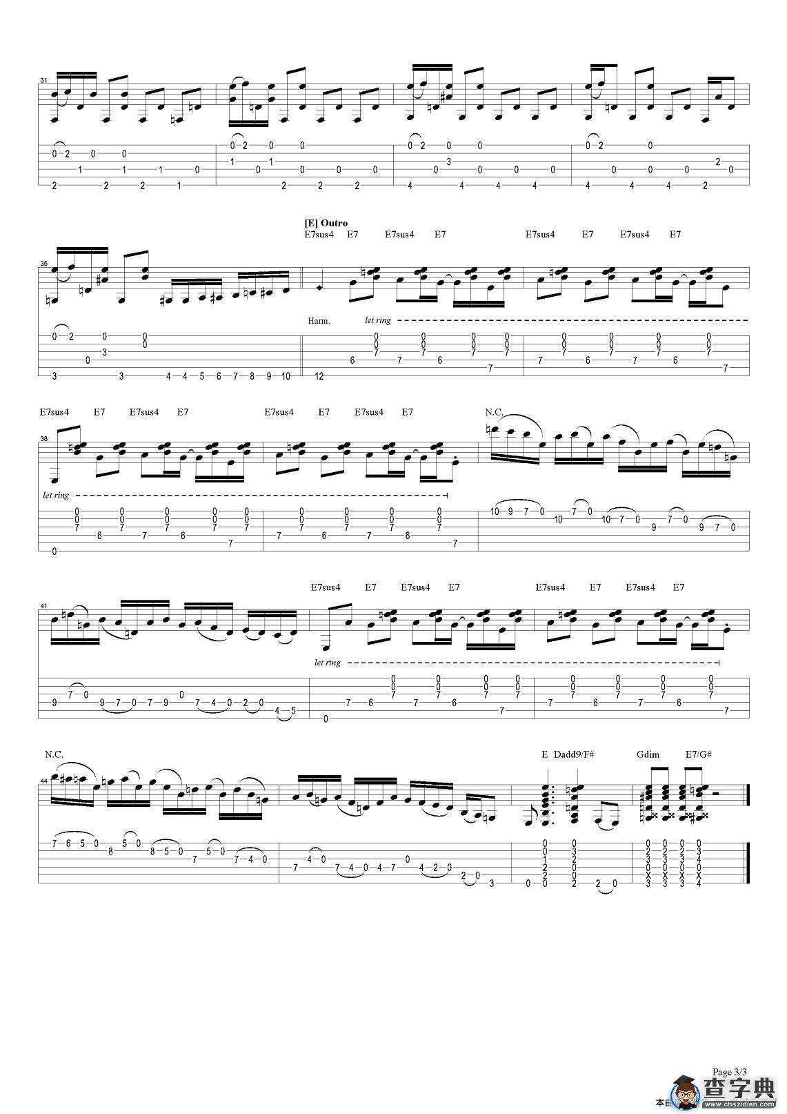 tommy emmanuel：i go to rio（指弹吉他）吉他谱