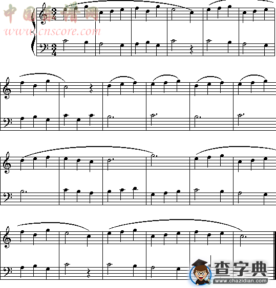 可爱的小步舞曲